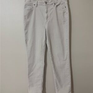 Lands End Velvet Beige Pants Fits Women’s size 12